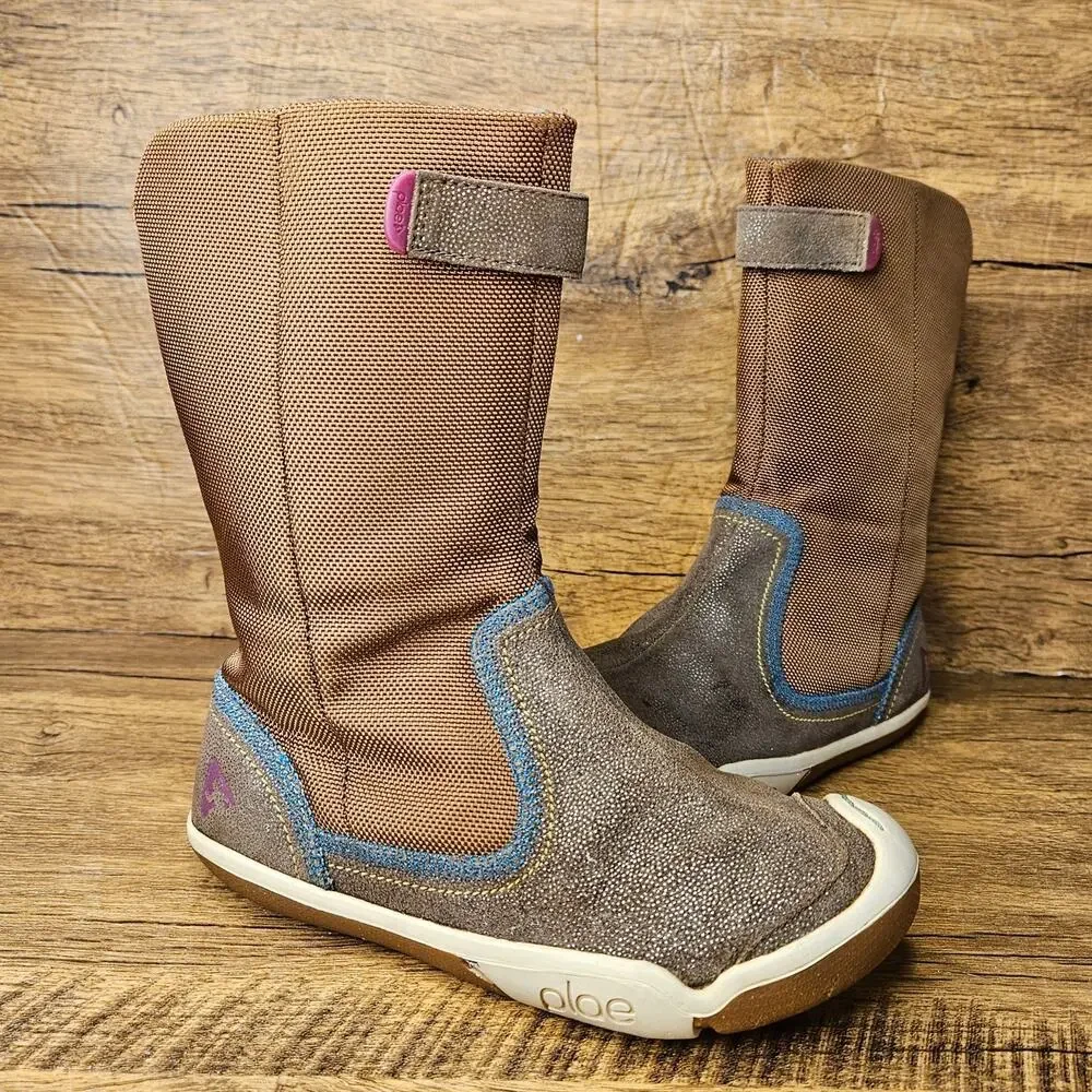 Plae Camille Brown Suede Mid Calf Boot size 1